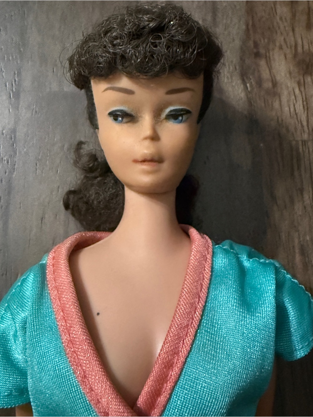 Vintage Mattel Barbie Brunette Ponytail Japan Patented 1960s Doll